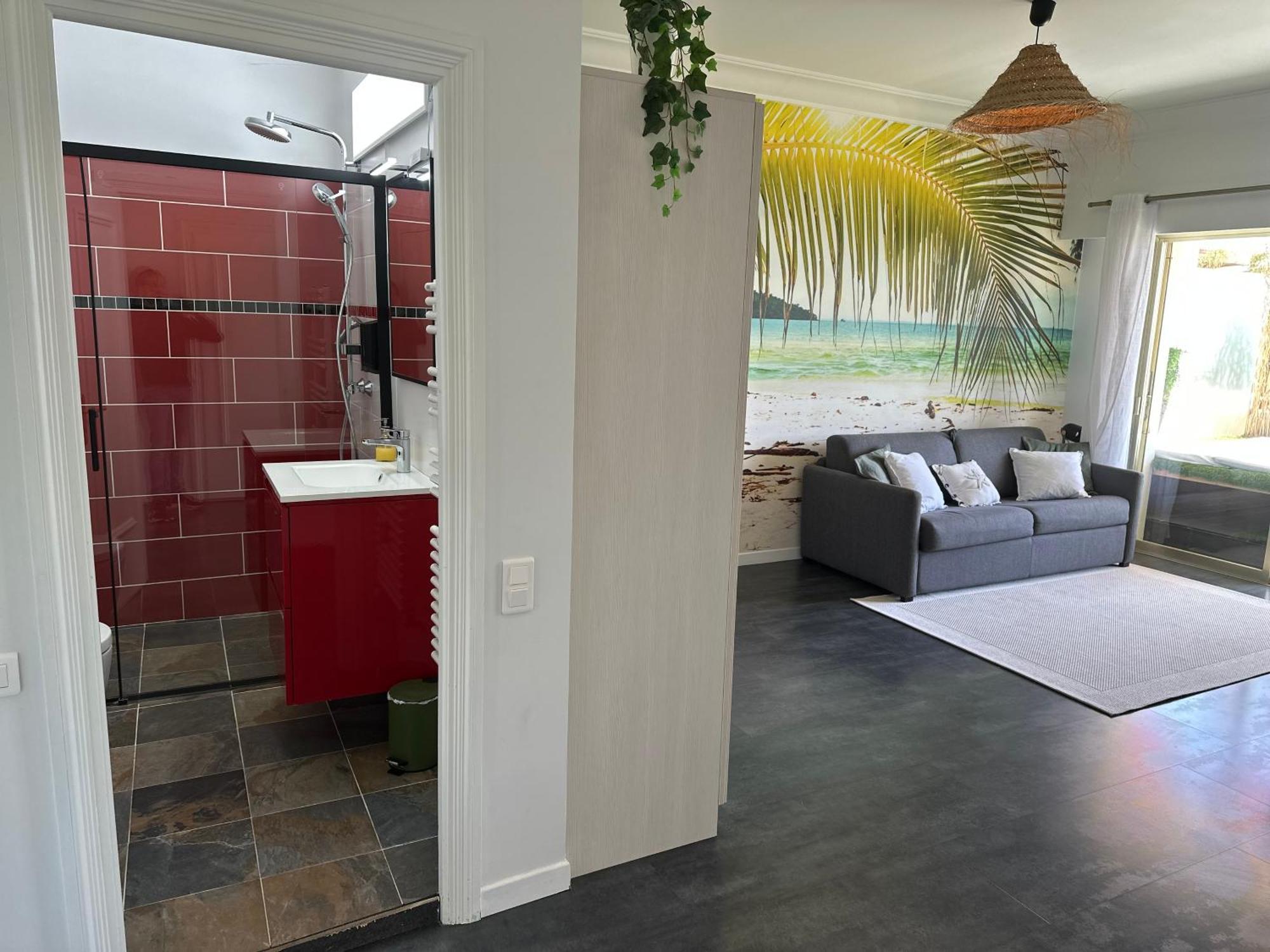 Studio Front De Mer A 10Metres De La Plage ヴィルヌーヴ・ルベ エクステリア 写真