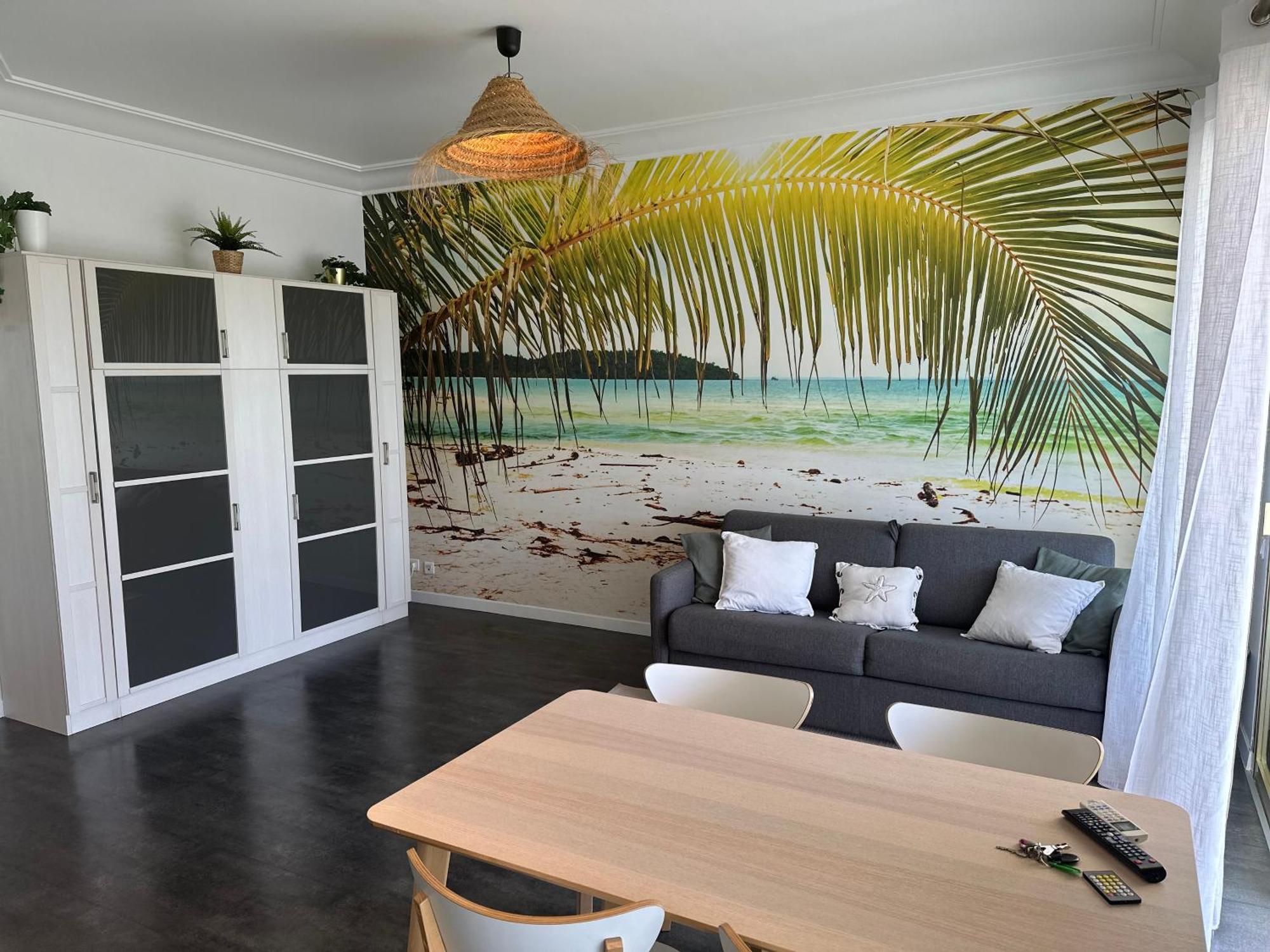 Studio Front De Mer A 10Metres De La Plage ヴィルヌーヴ・ルベ エクステリア 写真